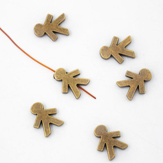 20 Pcs for 0.1cm leather,Antique Brass boy bracelet jewelry supplies jewelry finding D-5-3-103