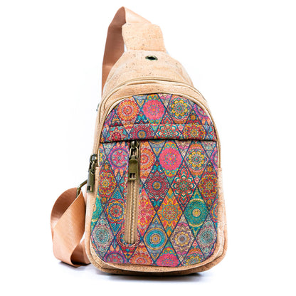 Printed Cork Women's Chest Bag Sling Bag | THE CORK COLLECTION