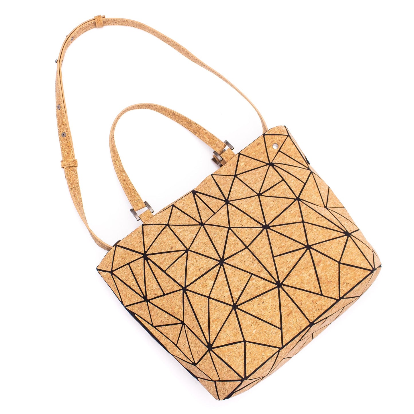 Cross-Road, Geometric Cork Handbag for Women | THE CORK COLLECTION