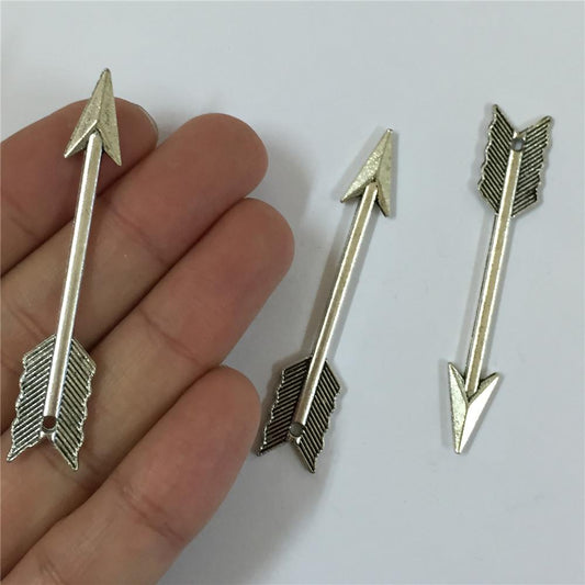 10 units antique sliver arrow pendant charms jewelry finding suppliers D-3-118
