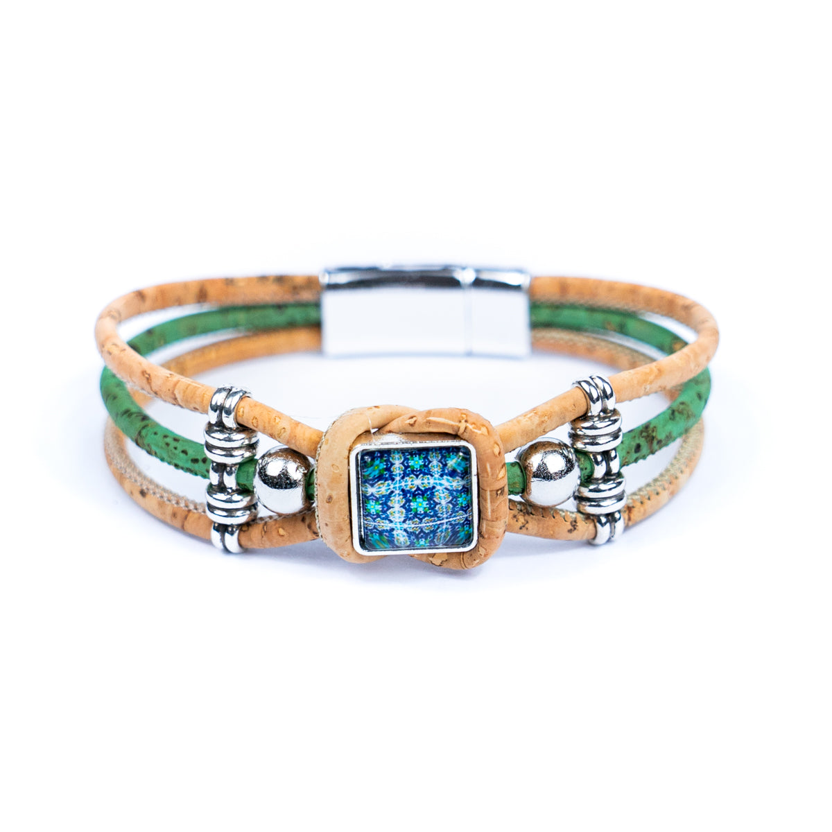 Handmade Colorful Cork Bracelet for Women BR-515-MIX-5