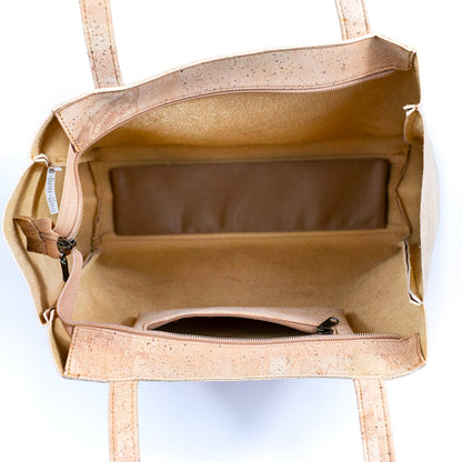 Natural Cork Minimalist Style Vegan Tote Bag | THE CORK COLLECTION