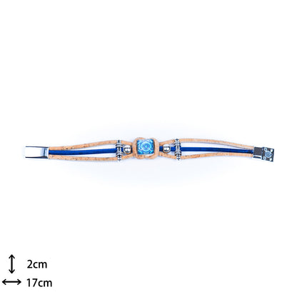 Handmade Colorful Cork Bracelet for Women BR-515-MIX-5