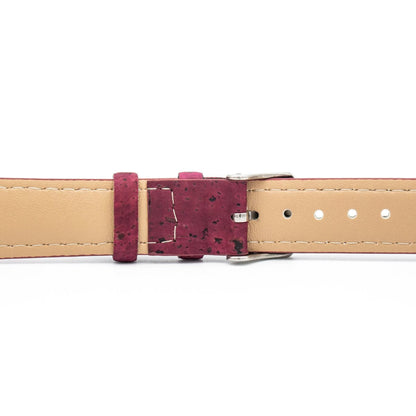 20mm Natural Red Watch Strap E-021-20