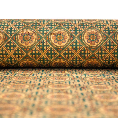 Classical Tiles pattern Cork Fabric COF-251