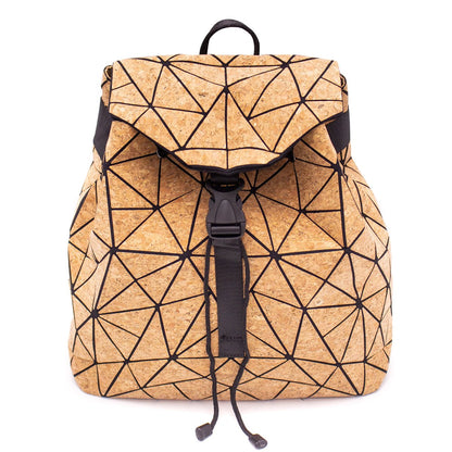 Vegan Geometric Cork Laptop Backpack | THE CORK COLLECTION