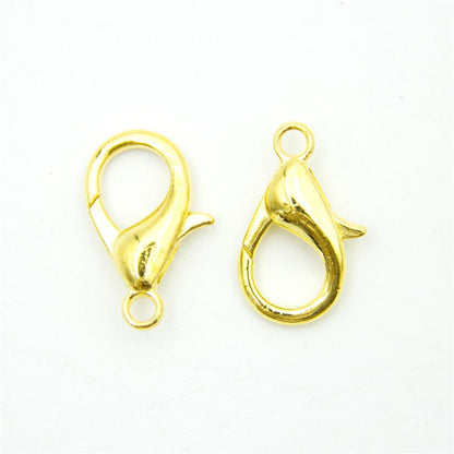 10pcs 19x11MM gold Lobster Clasps silver Clasps Jewelry Clasps Necklace Clasps Bracelet Clasps sliver Findings D-6-191