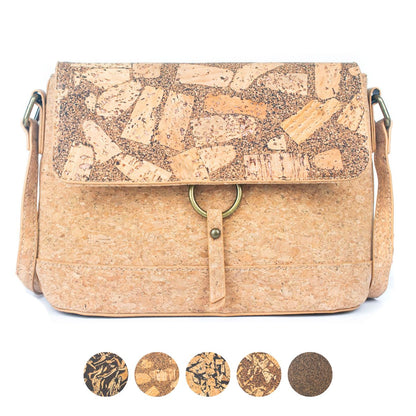 Cork & Coffee Bean Fusion Unisex Crossbody Bag | THE CORK COLLECTION