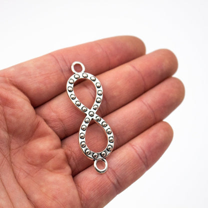CHAUD! Produits de Promotion-5 unités pendentif infini en argent antique pour bracelet charmes bijoux trouver des fournisseurs D-3-374