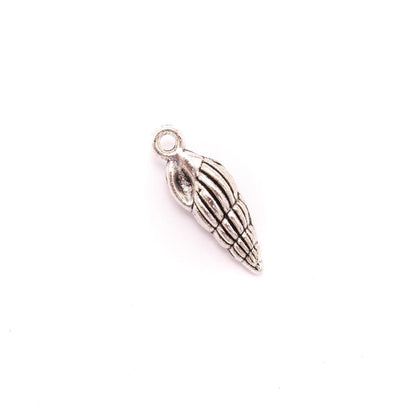 10 units 7x23mm Pendant antique silver Spiral Shell jewelry pendant Jewelry Findings & Components D-3-417