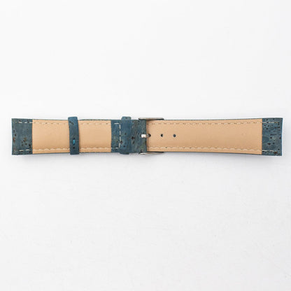 Bracelet de montre couleur liège turquoise E-020-18/20