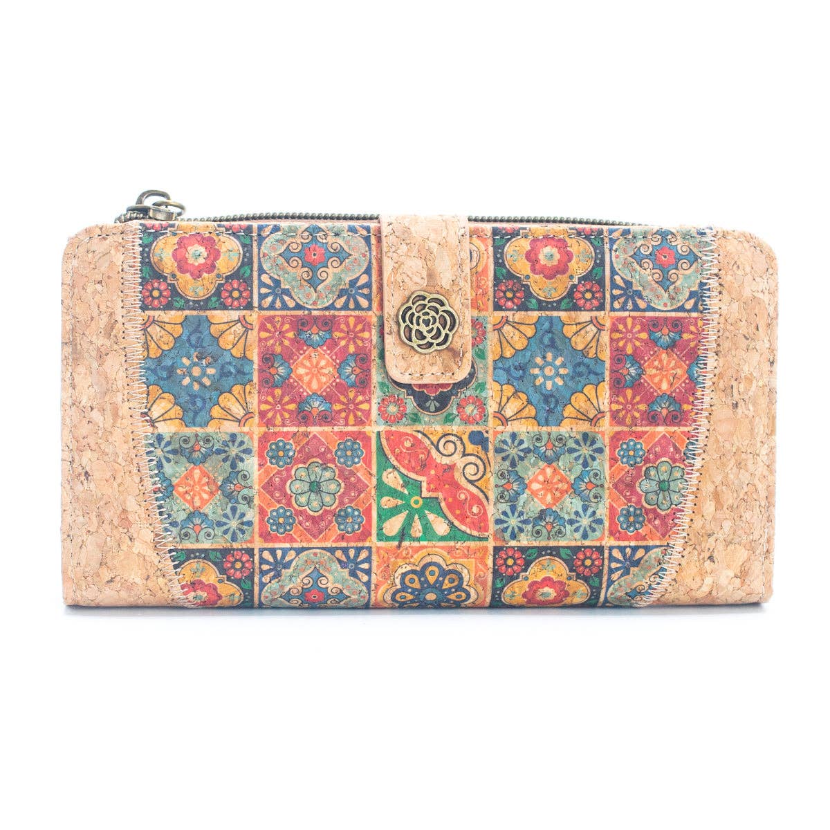 Printed Natural Cork Women's Wallet | THE CORK COLLECTION