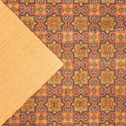 Cork fabric Tile, portuguese  ceramic tile mosaic pattern COF-271