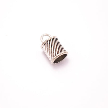 10 Units For 9mm leather clasp, for 9mm round antique silver snap clasp jewelry finding D-6-235