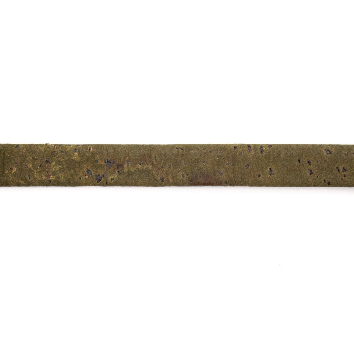 10 meters of Dark Green 10mm Flat Cork Cord COR-350