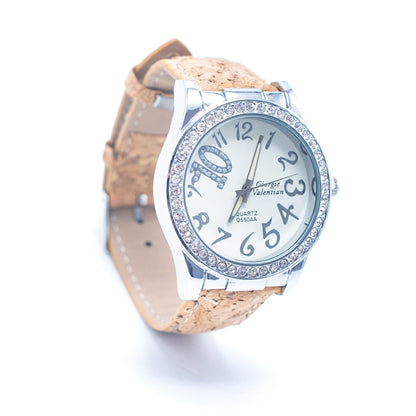 Natural Cork Unisex Fashion Vegan Watch WA-375（without box）