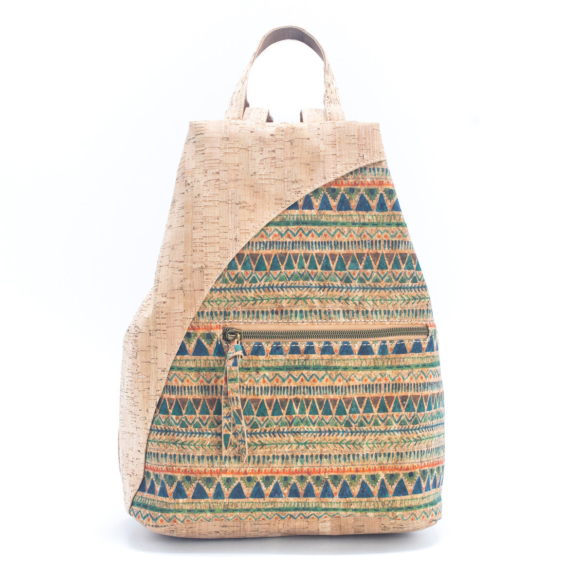 Natural Cork Summer Pattern Printed Women's Backpack | THE CORK COLLECTION