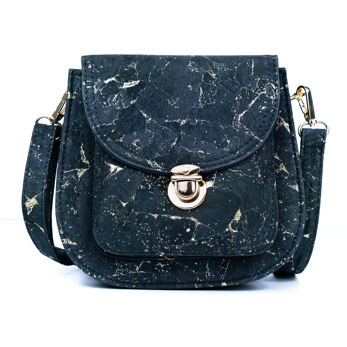 Golden Accents Cork Crossbody Bag for Women | THE CORK COLLECTION
