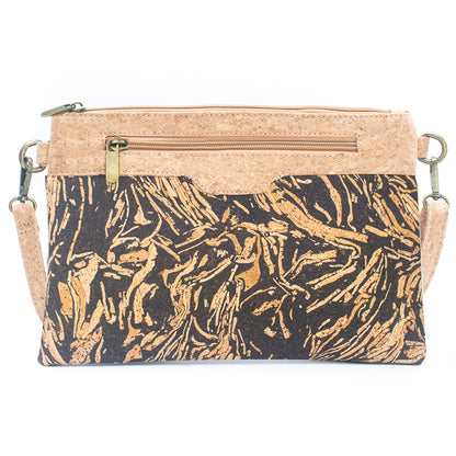 Cork & Coffee Bean Fusion Unisex Crossbody Bag | THE CORK COLLECTION