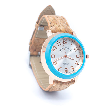 Natural Cork Unisex Fashion Vegan Watch WA-374（without box）