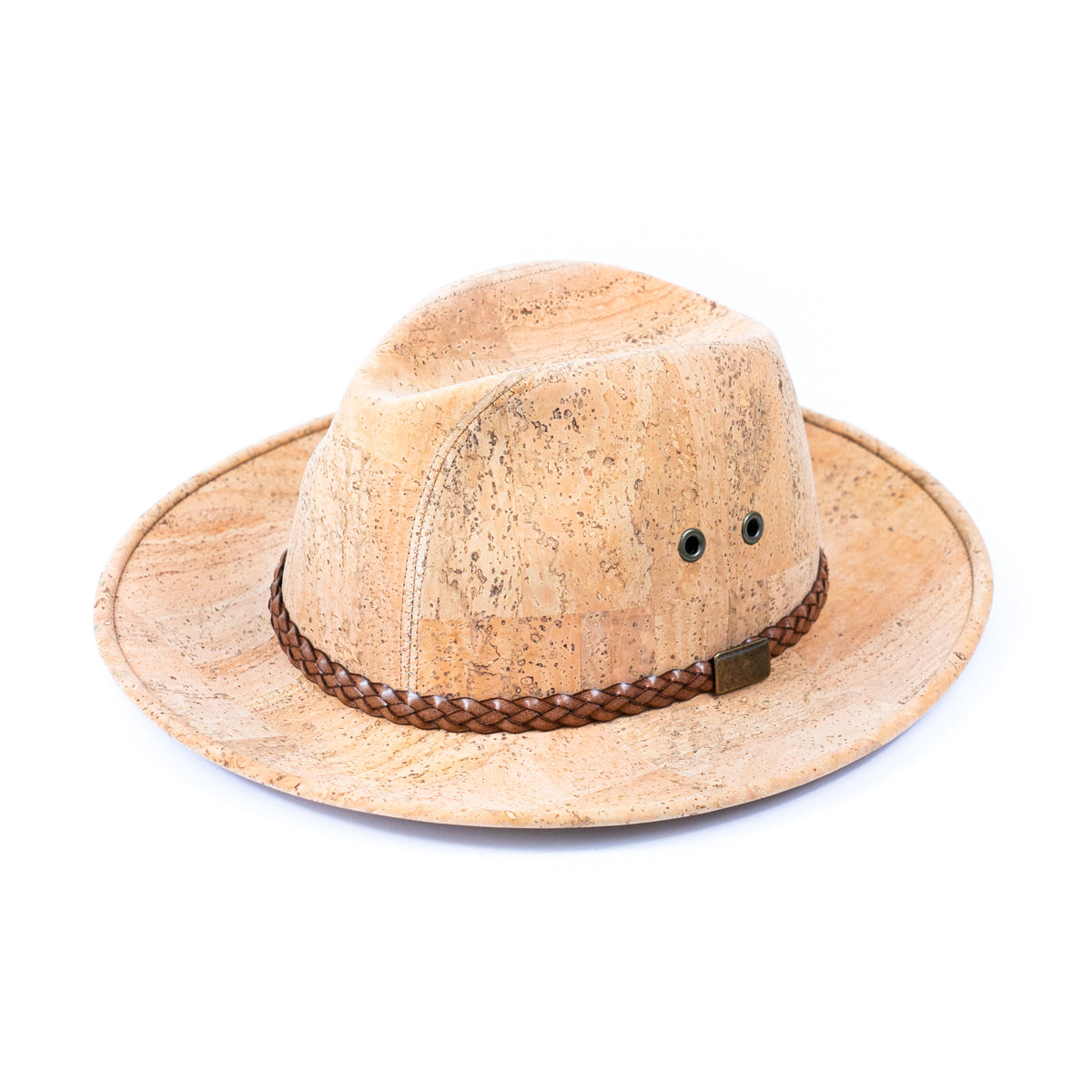 Natural & Tobacco-Toned Cork Cowboy Hat | THE CORK COLLECTION