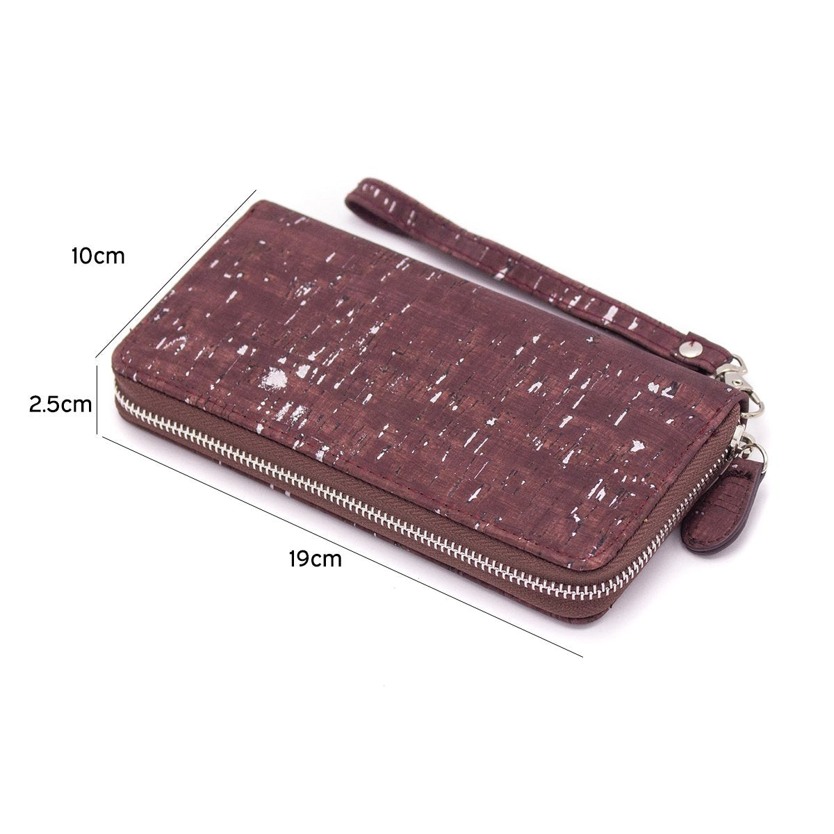 Brown Cork w/ Silver Accents Women's Wallet | THE CORK COLLECTION