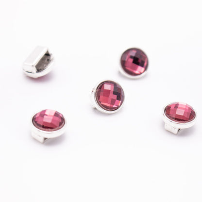 20 pièces pour cuir plat de 10mm, perles multicolores coulissantes en argent Antique, fournitures de bijoux, résultats de bijoux D-1-10-263