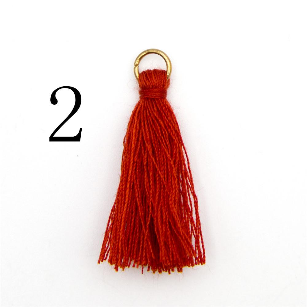 HOT! Promotion products--20 pcs Small Tassel with gold ring Tassels,D-3-299