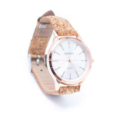 Natural Cork Unisex Fashion Vegan Watch WA-365（without box）
