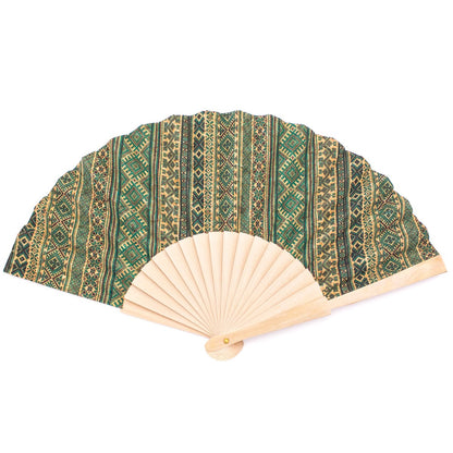 Cork Antique Wooden Folding Hand Fan | THE CORK COLLECTION