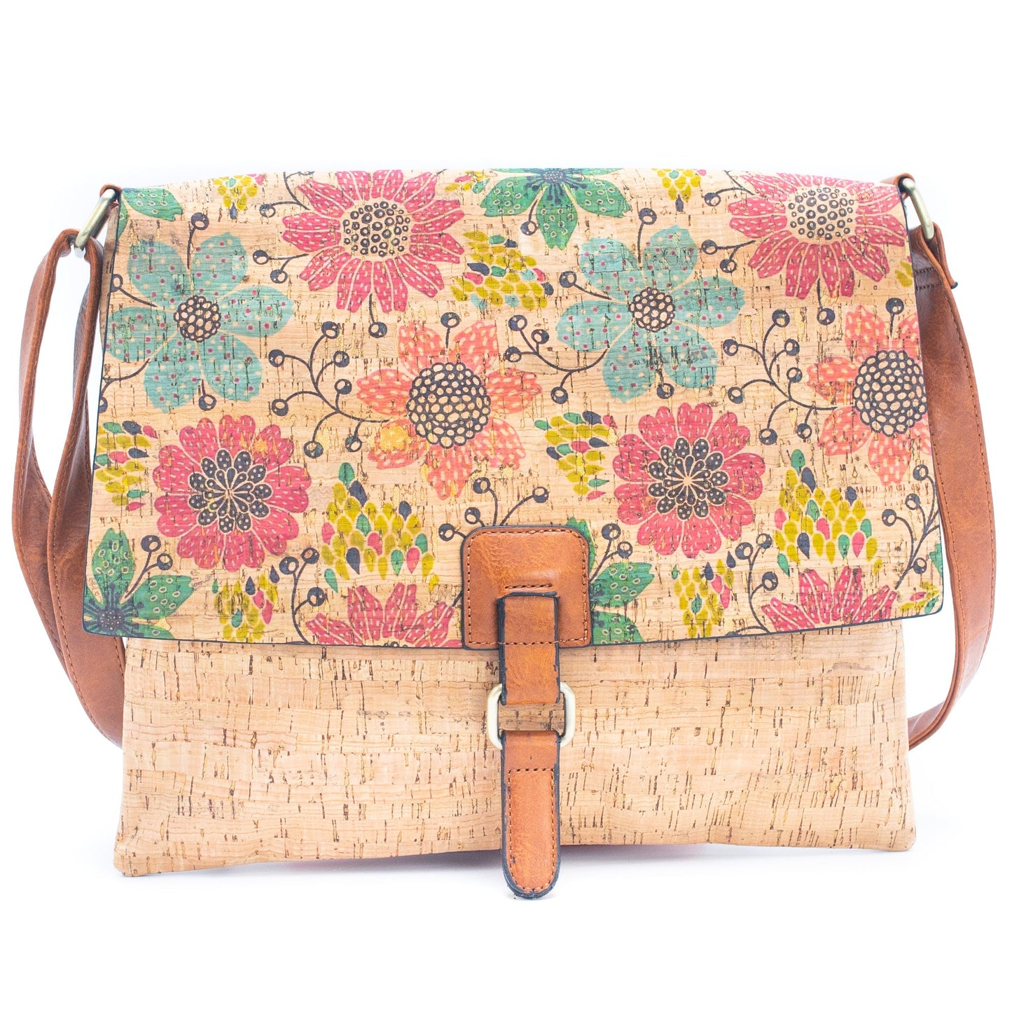 Natural Cork Crossbody Bag w/ Beautiful Patterns | THE CORK COLLECTION