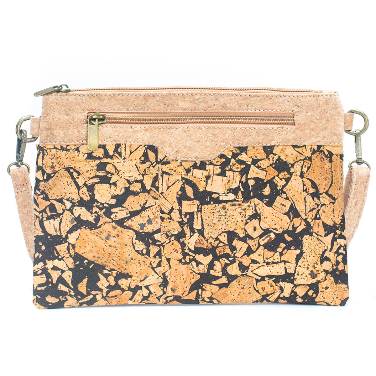 Cork & Coffee Bean Fusion Unisex Crossbody Bag | THE CORK COLLECTION