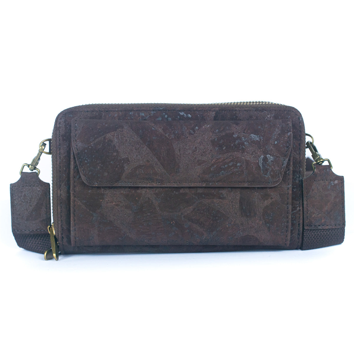 Stylish Front Pocket Cork Crossbody Wallet & Mobile Phone Bag | THE CORK COLLECTION