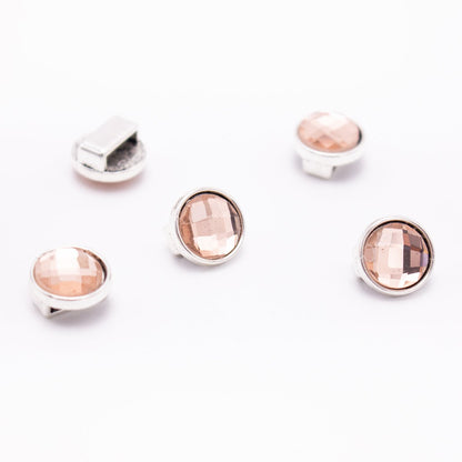 20 pièces pour cuir plat de 10mm, perles multicolores coulissantes en argent Antique, fournitures de bijoux, résultats de bijoux D-1-10-263