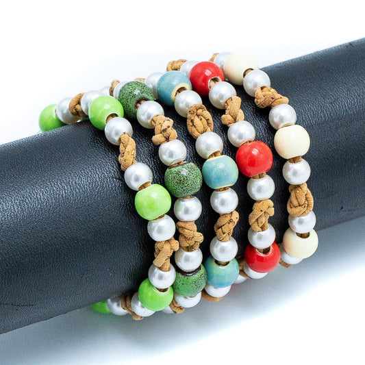 Colorful Cork Bracelet for Women | THE CORK COLLECTION