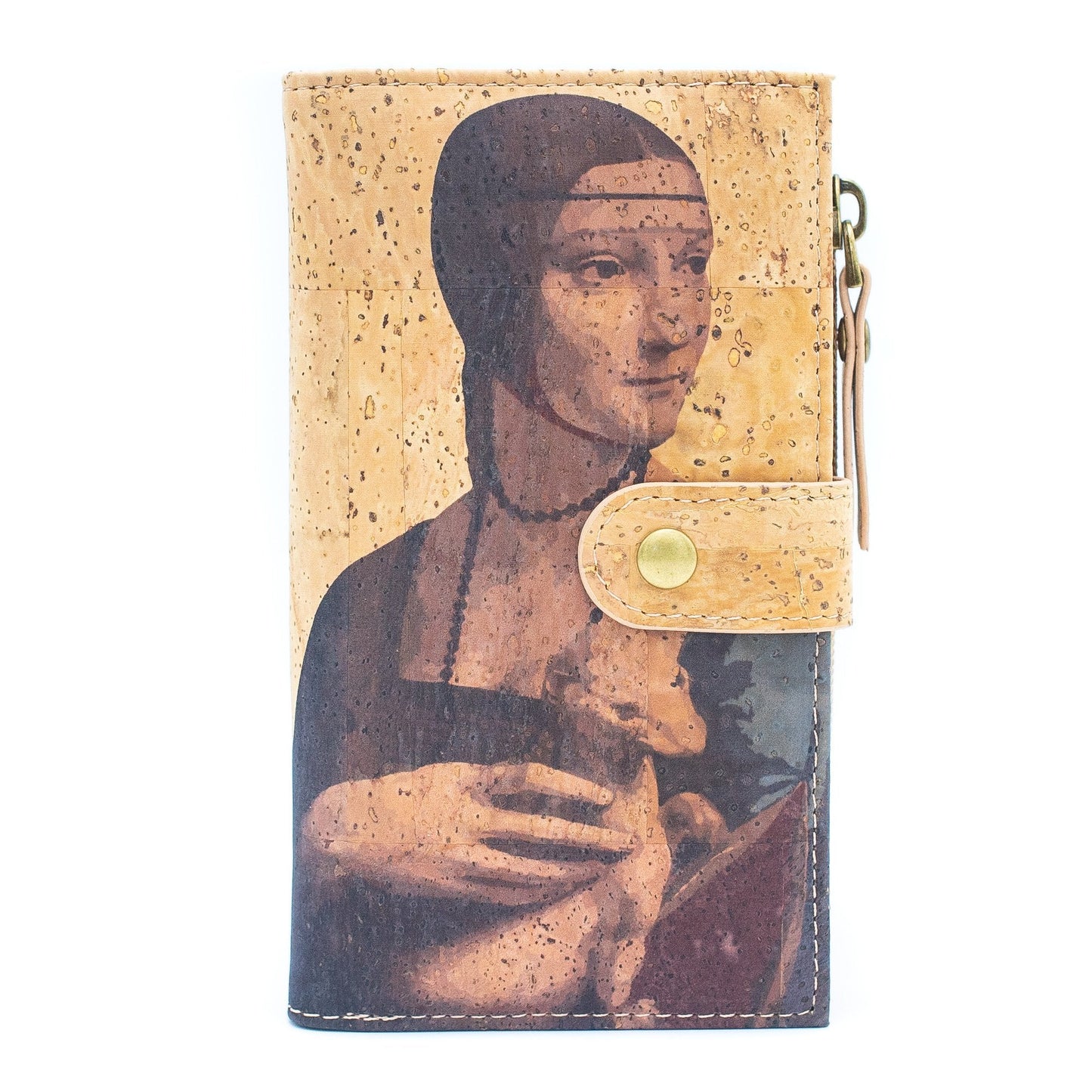 Lady w/ an Ermine Cork Art Vegan RFID Wallet | THE CORK COLLECTION