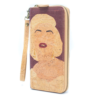 Marilyn Monroe Cork Art Vegan Wallet | THE CORK COLLECTION
