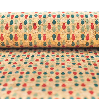 Cute Pop Fish Print Vegan Cork Fabric | THE CORK COLLECTION