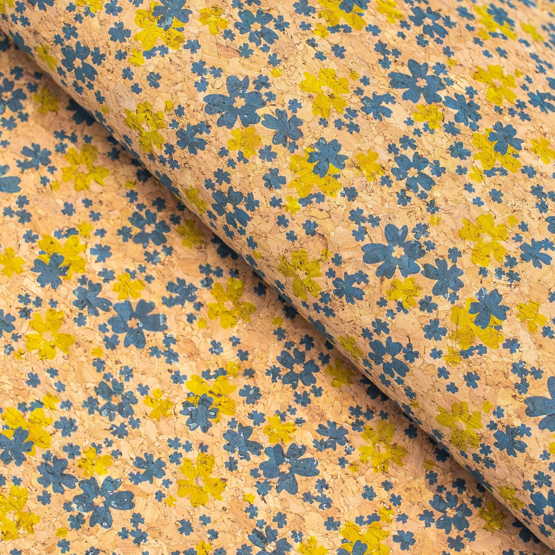 Sprinkled Florals Vegan Cork Fabric | THE CORK COLLECTION