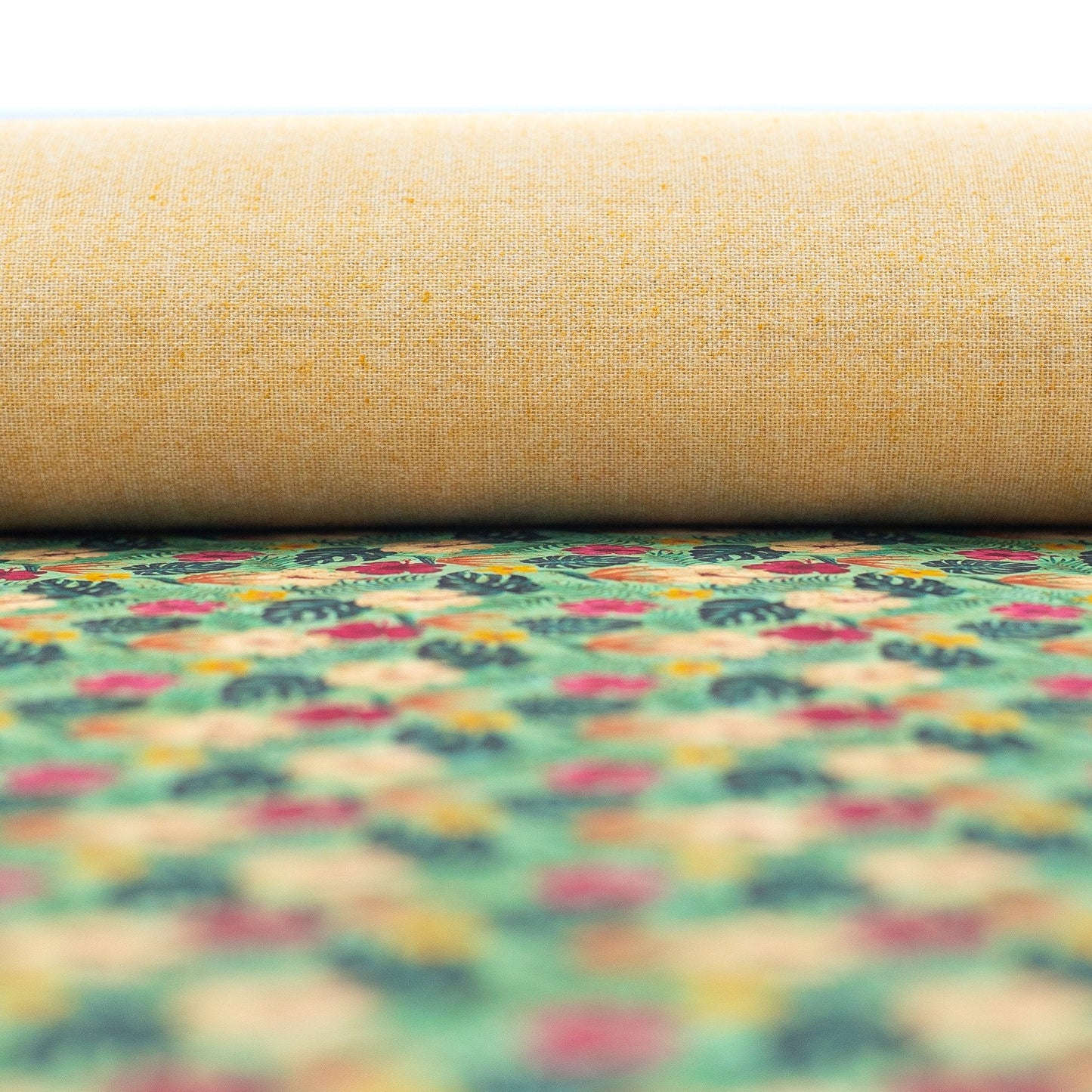 Tropic Florals Vegan Cork Fabric | THE CORK COLLECTION