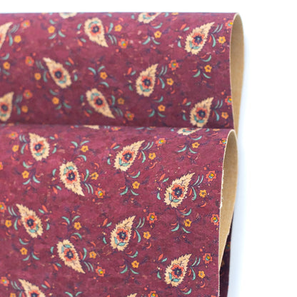 Luxe Floral Vegan Cork Fabric | THE CORK COLLECTION