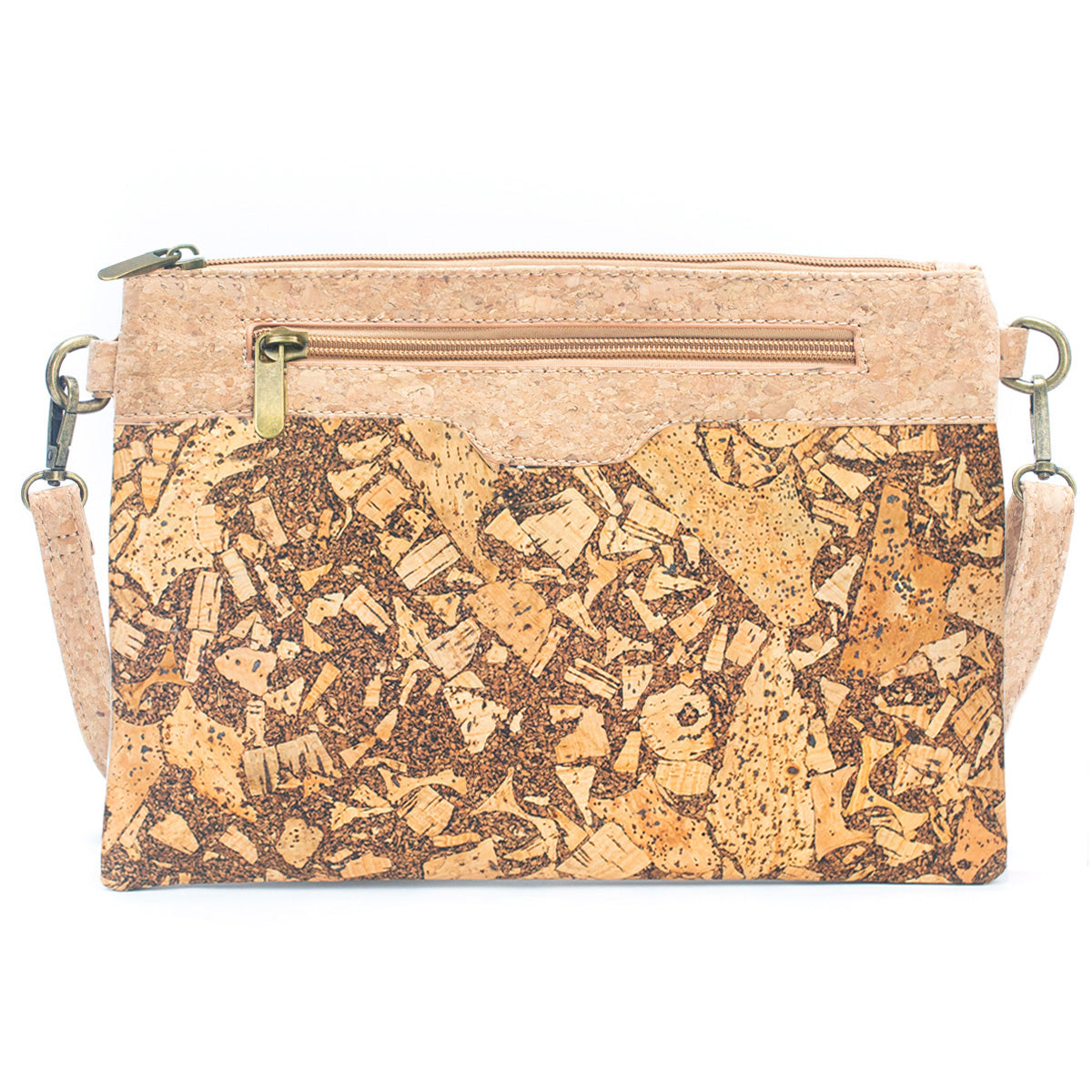 Cork & Coffee Bean Fusion Unisex Crossbody Bag | THE CORK COLLECTION