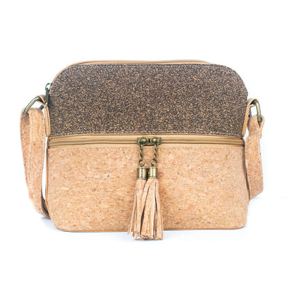 Cork & Coffee Bean Fusion Unisex Crossbody Bag | THE CORK COLLECTION