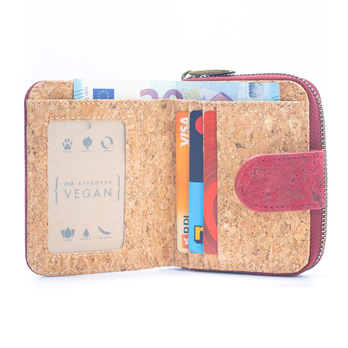 Multi-Colored Cork Wallet w/ Anti-RFID Protection | THE CORK COLLECTION