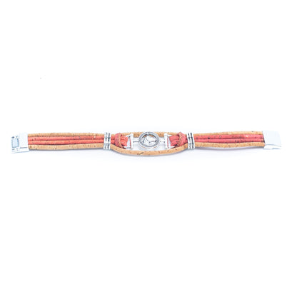 Handmade Colorful Cork Vegan Bracelet | THE CORK COLLECTION