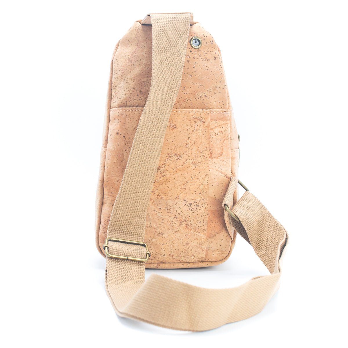 Brown & Black Natural Cork Men's Chest Pack | THE CORK COLLECTION