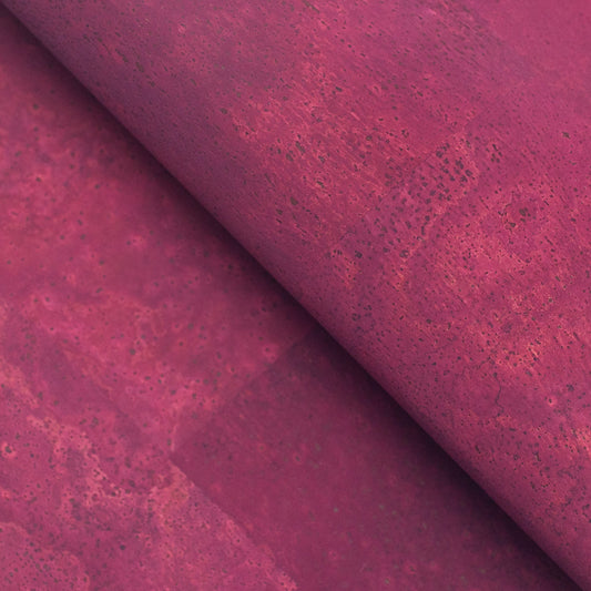 Cheey Feuille textile en liège rouge Tissu en liège portugais COF-440