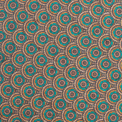 Wave Pattern Cork Fabric COF-426-B