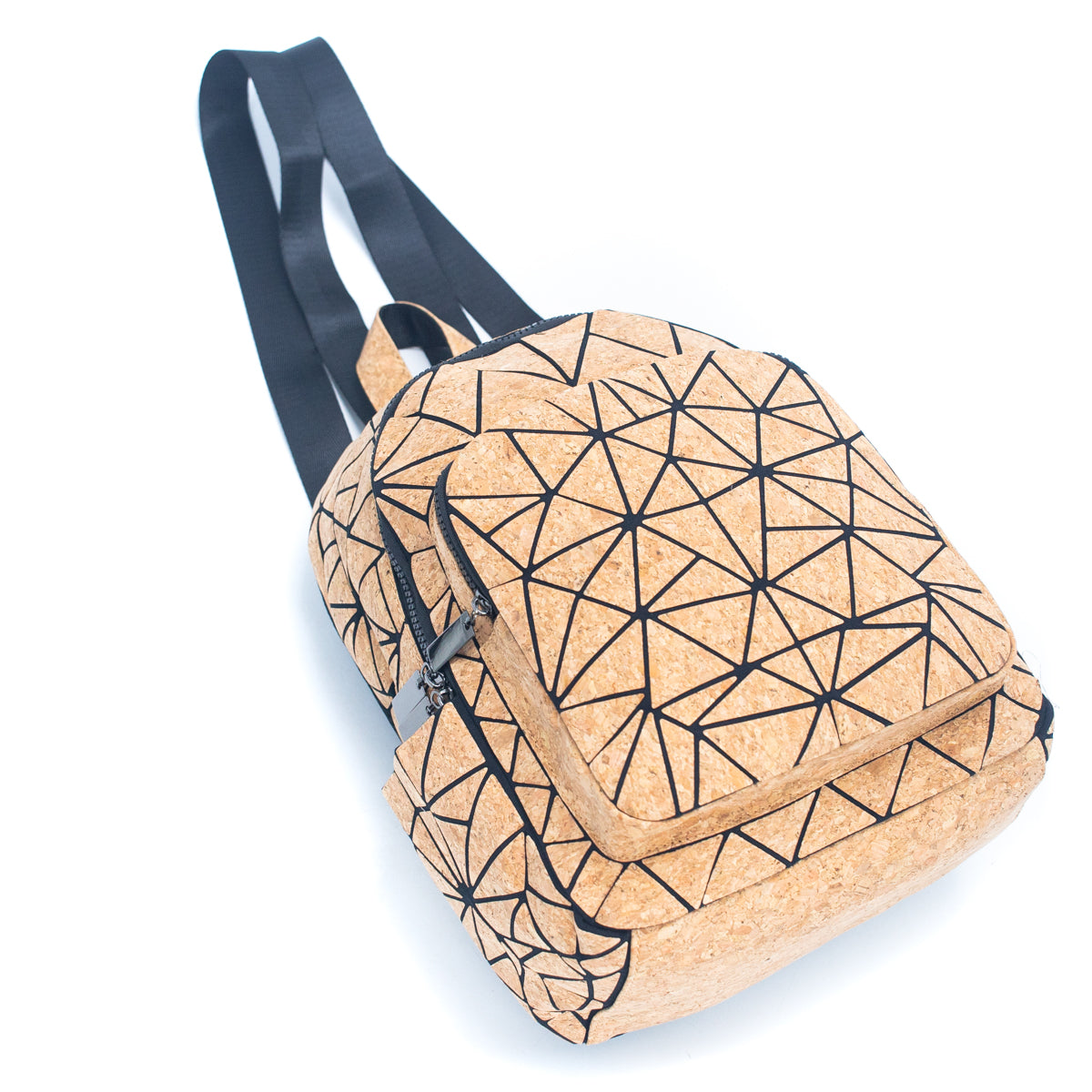 Compact Web Cork Vegan Backpack | THE CORK COLLECTION
