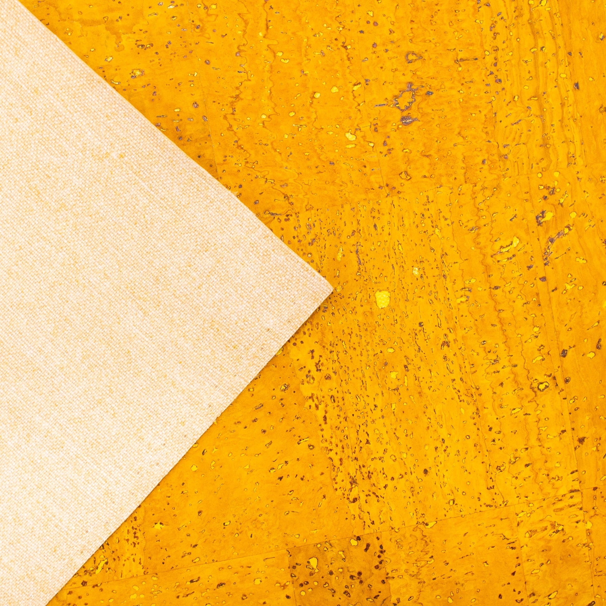 Illumina Yellow Vegan Cork Fabric | THE CORK COLLECTION